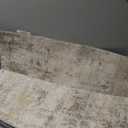 4x6 Washable Entryway Rug  Non-Slip Low-Pile Small Area Rug for Kitchen Bedroom Living Room Office  Modern Abstract Neutral Throw Carpet with Rubber Backing (Gold Grey)