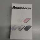 Normdecos Mouse for MacBook Wireless Bluetooth Mouse Laptop MacBook Air Mac Pro Rechargeable Silent PC iPad Optical Mice with Dual Mode Switch Bluetooth 5.2/3.0 and 2.4GHz USB Type-C Receiver White