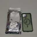 Magnetic for iPhone 11 Pro Max Case, [Compatible with MagSafe][Military Grade Drop Protection][Heavy Duty Protection][Non-Slip][Shockproof] 2-Layer Durable Bumper Phone Case 6.5''-Army Green