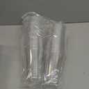 Baderke 50 Pcs Round Bottom Plastic Cups with Sip Lids Clear Disposable Iced Coffee Cups for Smoothie Cold Beverage Coffee Shops and Party Catering (18 oz, Clear)