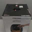 CHEFMAN Small Air Fryer Healthy Cooking, 3.6 Qt, Nonstick, User Friendly and Dual Control Temperature, w/ 60 Minute Timer & Auto Shutoff, Dishwasher Safe Basket, Matte Black, Cookbook Included