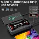 NEXPOW Car Jump Starter 2026 Upgraded Car Battery Jump Starter Pack 3000A Peak for Up to 9.0L Gas and 7.0L Diesel Engine 12V Auto Battery starter Jumper Cables Portable Lithium Jump Box with USB QC3.0