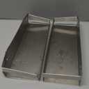 Lallisa 2 Pieces Stainless Steel Shelf Bathroom Shower Floating Shelves Wall Mounted Shower Caddy Basket Shelf Storage Organizer Shelves for Bathroom, Kitchen, Living Room (Silver,11.81 Inch/ 30 cm)