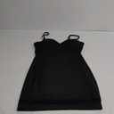 Sexy Bodycon Mini Dress for Women Sweetheart Neck Spaghetti Strap Mesh Hem Party Club Night Out Short Dresses (Large, Black)