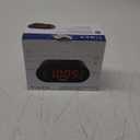 Timex T231G AM/FM Dual Alarm Clock Radio with 1.2-Inch Display and Line-in Jack (Gunmetal) (Black)