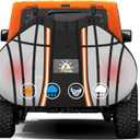 Zettum Bike Cover for Transport 2 Bike - 600D Travel Bike Covers for Bikes on Rear Bike Rack Waterproof & Heavy Duty, Outdoor Full Bicycle Rack Cover for 2 Bikes on Car Hitch Storage (Clear)