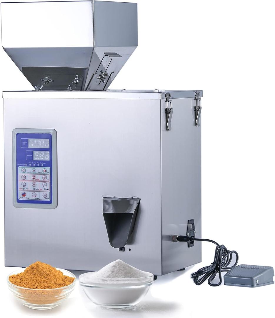 Powder Filling Machine, Automatic Powder Dispenser, Particle Filler | For Flour Glitter 1-200g Adjustable Filling Range 110V