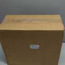 2 Inch 3-Ring Binder, 2" Round Ring Binder with 2 Inside Pockets, 6 Pack Black Binders, Clear View Cover, Holds Up to 450 Sheets 8.5" x 11" PaperStudy Binders for Office/Home/Back to School