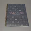 Cleaning Planner, Cleaning Schedule and Checklist Organizer, Daily Weekly Monthly Household Cleaning Planner, Chore Chart Notebook for Home, Family Cleaning Tasks, DIY Home Improvement, Editable Template (1 Pack, White)