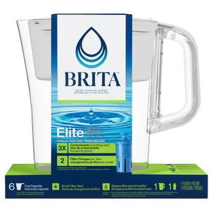 Brita Water Pitcher 6 Cups White