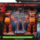 Five Nights at Freddys 6-Inch Endo-Series Collector Figure: Endo-1 with Classic Freddy & Withered Freddy Pieces - Articulated Figure with Classic and Withered Freddy Parts