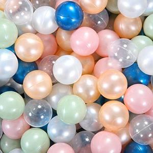 Ball Pit Balls- Phthalate Free BPA Free Non-Toxic Crush Proof Play Balls Play Balls for Toddlers Kids Play Tent Pool Playhouse Playpen Party Decoration