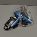 Nano Titanium 2000-Watt Blow Dryer with Concentrator Nozzle, Professional Grade Ionic Corded Styling Tool for Hair (Blue)