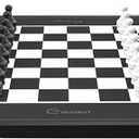 Chessnut Move Robotic Chessboard with Plastic Pieces, Self-Moving Pieces Simultaneously, Full Piece Recognition, Built-in Chess Engine, Voice Control & Video Integration