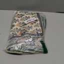 patdrea Designer Rectangle Throw Pillow Covers Set of 2,Rustic Vintage Blue Linen with Floral Pattern Pillow Cover,Decorative Lumbar Pillowcases Cushion for Bed Living Room Outdoor Car,12"x20"