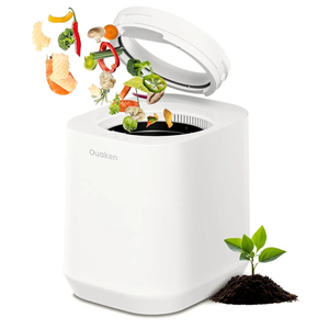 Electric Composter for Kitchen, 4L Smart Countertop Compost Bin, Odorless | Low Noise | Auto-Cleaning | Turn Food Waste into Fertilizer Within 3 Hrs