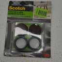 Scotch Felt Pad Cups, 1-Pack 1-1/4 in. Round, Adhesive Chair Leg Floor Protector for Hardwood Floors and Tile