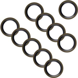 10PCS M12 Rubber/Metal Oil Drain Plug Gasket Replacement OEM 14079550,Essential Car Oil Plug Crush Washer Compatible with Chevrolet GMC Oldsmobile,Professional Oils Plugs Gasket