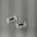 BN-LINK Digital Timer Outlet Indoor,24 Hour Light Timer Easy Programmable,Mini 2 Prong Plug in Timers for Electrical Outlets,Lamps,Fans,2 On/Off Programs,2 Pack,15A/1875W