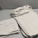 DAPU 100% Linen Duvet Cover Set - Pure Natural French Flax Linen with Corner Ties and Zipper Closure Soft Breathable Durable for Hot Sleepers 1 Duvet Cover 2 Pillowcases (White, California King)