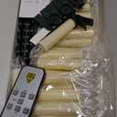 30 PCS Flameless LED Taper Candles Battery Operated Christmas Tree Candle Lights Electric Fake Candles with Remote Timer Perfect for Holiday Home Garden Wedding Parties Decor (30 PCS, Ivory)