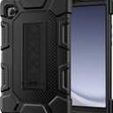 Case for Samsung Galaxy Tab A11/ A9 8.7 Inch 2026/2024, Heavy Duty Shockproof Rugged High Impact Protective Case, Black