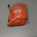 PRETTYGARDEN Women's 2026 Summer Satin Dress Elegant Sleeveless Mock Neck Cocktail Party Maxi Dresses Orange L