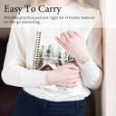 KTYHD Vintage Christmas Notebook Journal 5.5x8.3in, Winter Landscape Journal for Writing, Rustic Farmhouse Xmas Notebooks for Note Taking, Christmas Office Gifts Hardcover Spiral Notebook