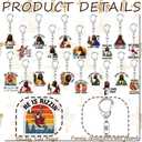 Sureio 40 Pcs I Saw That Jesus Keychain Bulk Christian Gifts Church Christmas Goodie Bag Stuffers Party Favors Baptism Gifts