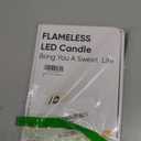 Homemory 12 Pcs Plastic Flameless Taper Candles with Remote Timer Dimmer, Ivory Led Candlesticks with Flickering Flame Light, Lifelike Taper Candles Battery Operated for Indoor Decoration 9.6 Inches