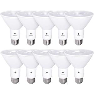 10 Pack PAR30 Outdoor LED Flood Light Bulb 12W 100 Watt Equivalent 900 Lumens Dimmable Waterproof E26 5000K Daylight LED Flood Light Bulbs for Security Led Spotlight Bulb Led Recessed Light Bulbs