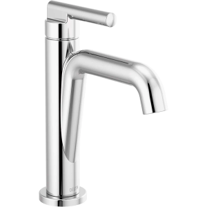 DELTA 15849LF Single Handle Bathroom Faucet, standard, Chrome