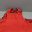 DUSKCOVE 12 Pack Plain Bib Aprons with 2 Pockets - Red Unisex Commercial Apron Bulk for Kitchen Cooking Restaurant BBQ Painting Crafting