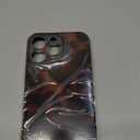 Cute Phone Case for iPhone 16 Pro Case Amber Leopard Full Camera Protective Slim Shockproof Aesthetic-Brown Amber