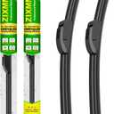OEM Quality 24in + 18in Premium All-Season Windshield Wiper Blades for Original Equipment Replacement(Set of 2)