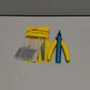 3D Print Deburring Tool Set with 11pc High Speed Steel Multipurpose Blades Removing Burr 5Pcs Needle File 1pc Micro Wire Cutter for 3D Printed Edges Metal Resin Copper Plastic PVC Pipes