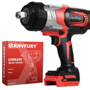 Srhvfuyr Cordless Impact Wrench 3/4 inch for Milwaukee 18V Battery, 1500FTLBS(2000N.m) High Torque Brushless Electric Impac Gun, With 3 Speed Modes Power Impact Driver(No Battery)