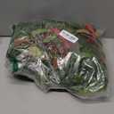 Dingion 1 Pcs 6 ft Christmas Cedar Garland with 24 Velvet Bow Faux Realistic Green Cedar Garland Winter Pine Decoration for Mantle Fireplace Wall Table Indoor Outdoor