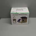 Bird Feeder, 5MP Solar-Powered Smart Bird Feeder with Camera, AI Identifies Birds 10000+, 2.4GHz, Color Night Vision, Instant Notification, Easy to Use, 1.5L Birds Feeders for Outdoor, Yard