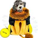 MORIK Lion's Den: Pet Backpack Carrier for Small Dogs and Cats Under 20 lbs. with Good Ventilation, Washable Mat, and Safety Strap, Ideal for Travel, Hiking, and Everyday Adventures (Medium)