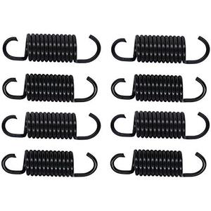 Yoogu 2-1/2 inch (Pack of 7) Overall Length Spring Furniture Replacement Extension Tension Springs Part for Recliner Sofa Trundle Bed Black (12 Turn)