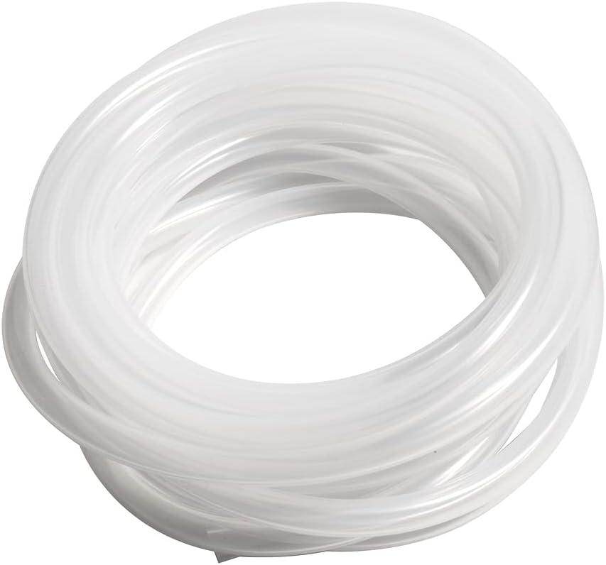 Quickun Pure Silicone Tubing, 3/4" ID x 1" OD High Temp Food Grade Tube Pure Silicone Hose Tube for Home Brewing, Beer Line, Kegerator, Wine Making, Aquaponics, Air Hose by Proper Pour (16.4 Ft)
