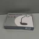 10X Magnifying Glass with Light and Stand, 5 Color Modes Stepless Dimmable LED Lighted Desk Lamp, Hands Free Magnifier with Flexible Goose-Neck for Craft Hobby Painting Sewing Close Work (10X-12.6in, Black)