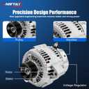 Alternator Replacement for 2000 2001 2002 Toyota Tundra 4.7L 4.7 V8, 2001-2002 Toyota Sequoia, High Output Alternator 1022110610, 13859N, 270600F020, 270600F02084, 3341817, 40052061, AND0279