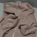 Women's Zip Up Fleece Sweatshirt Jacket Long Sleeve Oversized Fall Winter Casual Cozy Outwear with Pockets (X-Large, Coffee)