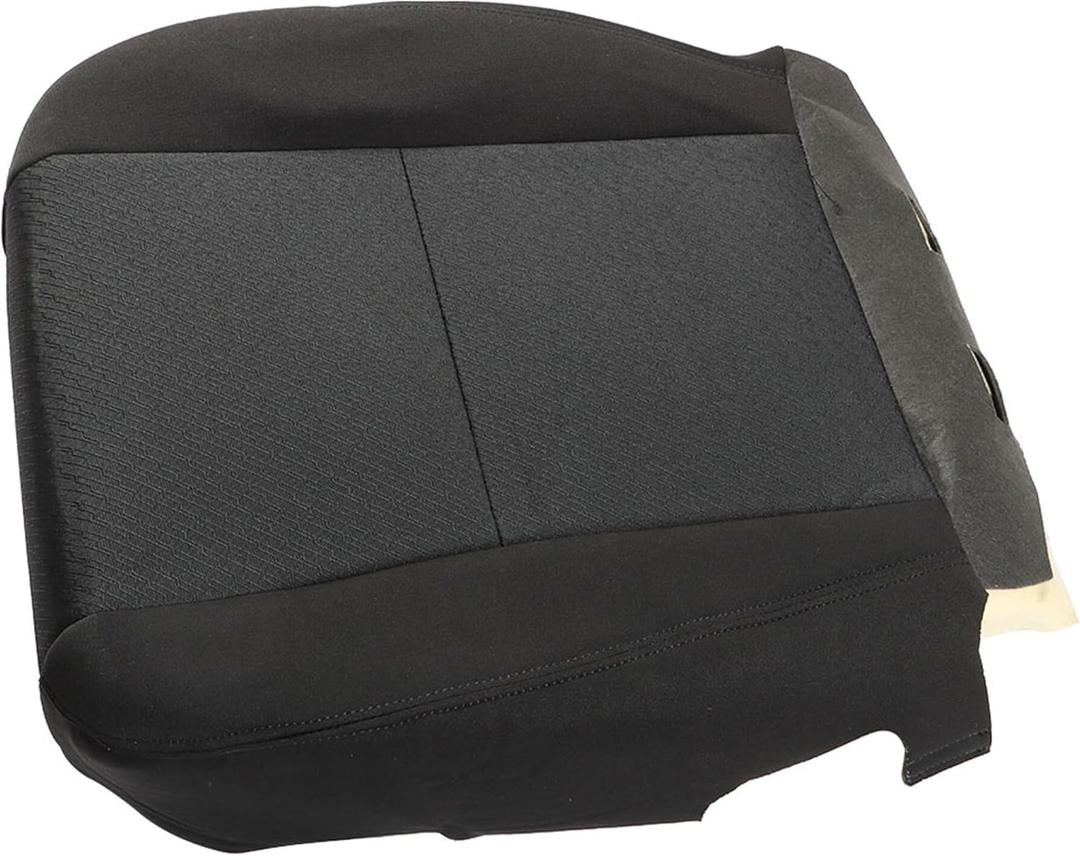GENRICS Front Driver Side Bottom Cloth Seat Cover and Foam Cushion Replacement for 2007-2014 Silverado 1500