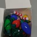 POPLAY Christmas Light Up Necklaces, 3PCS 36~41inch Glowing Necklaces Snowflake Candy Cane LED Bulb String Lights for Indoor Christmas Winter Decoration Party Supplies