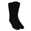 NuVein 8-15 mmHg Medical Compression Socks, Mid Calf Crew Length, Padded Cushion Foot, Black, X-Small