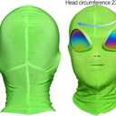 Stegosaurus Alien Mask Halloween Mask Cosplay ET Costume Halloween Party for Adult New Upgrade