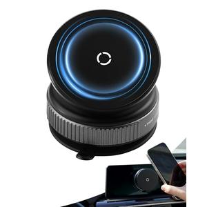 Pack of 2, Magnetic Phone Holder for Car, 360° Adjustable Rotatable Magnetic Mount, Air Suction Magnetic Phone Mount, Vacuum Magnetic Phone Holder, Hands-Free Phone Holders for iPhone17/16 All Phones